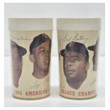 2 Vintage 1965 MN TWINS Cups