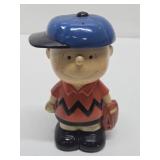 Old Vintage CHARLIE BROWN Peanuts Coin Bank