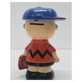 Old Vintage CHARLIE BROWN Peanuts Coin Bank