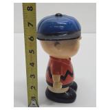 Old Vintage CHARLIE BROWN Peanuts Coin Bank