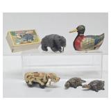 Nice Group of Vintage Tin & Wind-Up Toys