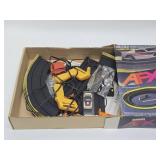 Vintage AFX "Nite Chase" Slot Car Set w/Cars
