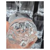 Great Looking Larger Set of Rocks Glasses Tumblers Pitcher etc