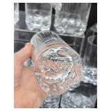 Great Looking Larger Set of Rocks Glasses Tumblers Pitcher etc
