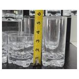 Great Looking Larger Set of Rocks Glasses Tumblers Pitcher etc