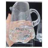 Great Looking Larger Set of Rocks Glasses Tumblers Pitcher etc