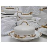 Very Nice Large Set of Vintage Wm Guerin & Co Limoges China - France