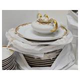 Very Nice Large Set of Vintage Wm Guerin & Co Limoges China - France