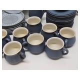 Great Looking Large Set of Mid Century DENBY Dinner Ware