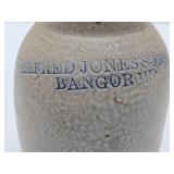 Antique Stoneware Jar - Alfred Jones & Son - Bangor, Maine