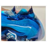 Signed Art Glass Seal Sculpture