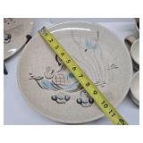 Nice Group of Mid Century RED WING "Bob White" Dinner Ware