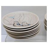 Nice Group of Mid Century RED WING "Bob White" Dinner Ware