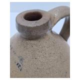 Early Salt Glazed Stoneware Jug w/Great Bird Decoration - Norton - Bennington, Vermont