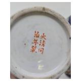 Lovely Antique Japanese Porcelain Vases - Qing Dynasty Markings