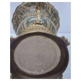 Impressive Ornate Antique Porcelain Vase w/Gilt Handles & Hardware