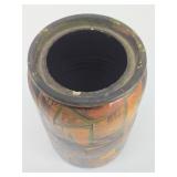 Large Antique Stoneware Tobacco Jar w/Old Cigar Labels - Weyman