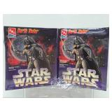 Lot of 5 New in Box STAR WARS amt Model Kits - Luke, Hahn Solo & Darth Vader