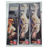 Lot of 5 New in Box STAR WARS amt Model Kits - Luke, Hahn Solo & Darth Vader