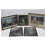 Lot of 5 Orig Antique 1920