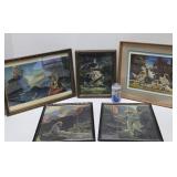 Lot of 5 Orig Antique 1920