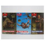 3 New in Box Large Size GI JOE Classic Collection Action Figures
