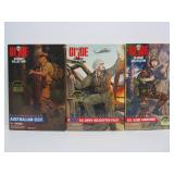 3 New in Box Large Size GI JOE Classic Collection Action Figures
