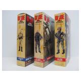 3 New in Box Large Size GI JOE Classic Collection Action Figures