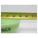 Vintage Green Glass JADEITE "Drippings" Bowl