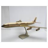 Awesome Large Vintage AIR FRANCE Aluminum Airplane w/Display Stand