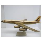 Awesome Large Vintage AIR FRANCE Aluminum Airplane w/Display Stand