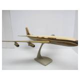 Awesome Large Vintage AIR FRANCE Aluminum Airplane w/Display Stand
