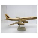 Awesome Large Vintage AIR FRANCE Aluminum Airplane w/Display Stand