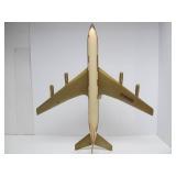 Awesome Large Vintage AIR FRANCE Aluminum Airplane w/Display Stand