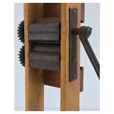 Primitive Antique Hand Crank Fruit Crusher