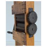 Primitive Antique Hand Crank Fruit Crusher