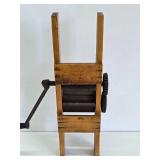 Primitive Antique Hand Crank Fruit Crusher