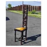 Nice Vintage Spanish Revival Highback Chair