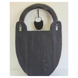 Awesome LARGE Wooden Oversized Lock Hardware Store Trade Sign