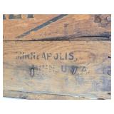 Antique Pre-Prohibition GRAIN BELT Wooden Advertising Beer Crate w/Lid
