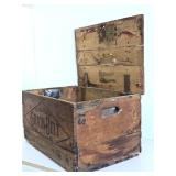 Antique Pre-Prohibition GRAIN BELT Wooden Advertising Beer Crate w/Lid