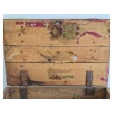 Antique Pre-Prohibition GRAIN BELT Wooden Advertising Beer Crate w/Lid