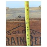 Antique Pre-Prohibition GRAIN BELT Wooden Advertising Beer Crate w/Lid