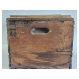 Antique Pre-Prohibition GRAIN BELT Wooden Advertising Beer Crate w/Lid