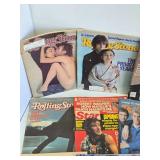 Lot of Vintage Magazines Featuring the Beatles, Rolling Stones, Bruce Springsteen & The Who
