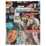 Lot of Vintage Magazines Featuring the Beatles, Rolling Stones, Bruce Springsteen & The Who