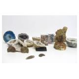Very Nice Estate Lot of Rocks Geodes Fossils Arrowheads etc