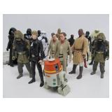 Lot of Assorted STAR WARS Action Figures & Vehicles