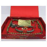 Assorted Vintage Jade Jewelry - Including Sterling Silver & Jade Ring