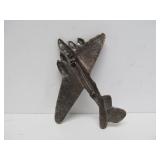 Vintage WW2 era Sterling Marked Hat Badge & Large Vintage B-52 Bomber Jacket Pin